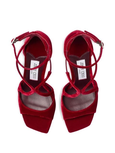 Jimmy Choo 95mm Azia strap sandals - Red - zdjęcie produktu nr 2