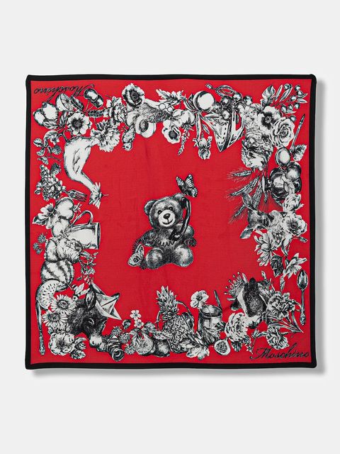 Moschino chusta jedwabna - zdjęcie produktu nr 1