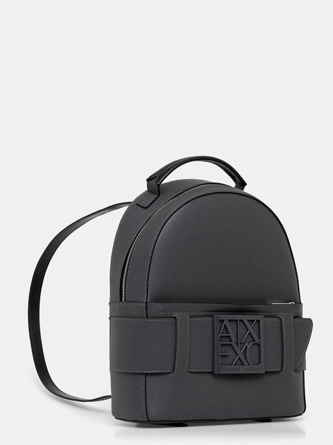 Armani Exchange plecak damski kolor niebieski mały gładki XW001204 AF13672 - zdjęcie produktu nr 2