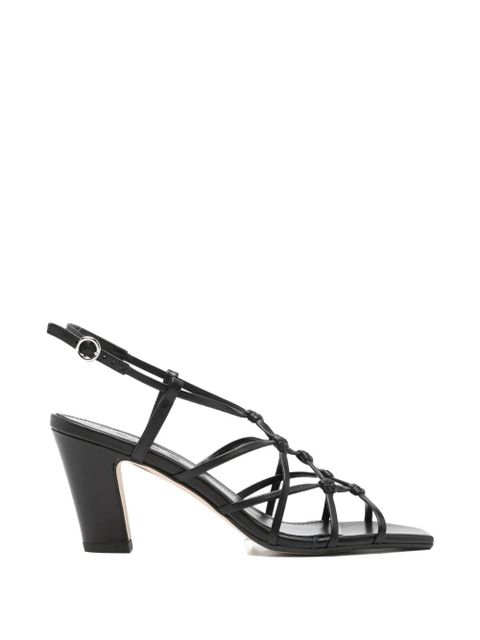Aeyde Acacia nappa leather heel sandals - Black - zdjęcie produktu nr 1
