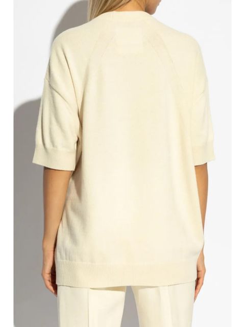 Jil Sander crew-neck knitted T-shirt - Neutrals - zdjęcie produktu nr 2