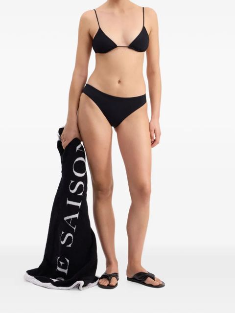 LouLou de Saison triangle-shape bikini top - Black - zdjęcie produktu nr 2