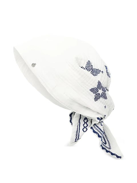 Maison Michel Ines bandana - White - zdjęcie produktu nr 1