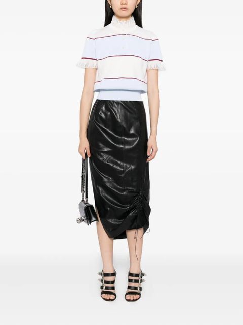 Alexander McQueen striped top - Neutrals