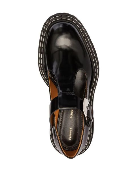 Proenza Schouler Lug Sole Mary Janes - Black