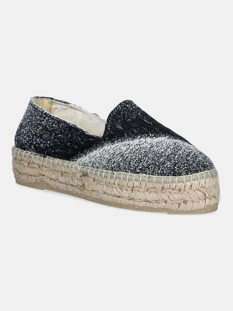 Manebi espadryle Double Sole Espadrilles kolor niebieski na platformie H 4.7 D0 - zdjęcie produktu nr 1