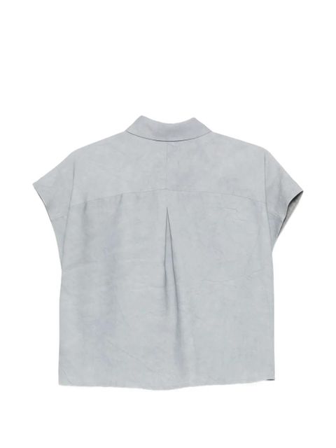 Alysi buttoned blouse - Blue - zdjęcie produktu nr 2