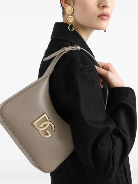 Dolce & Gabbana leather shoulder bag - Neutrals