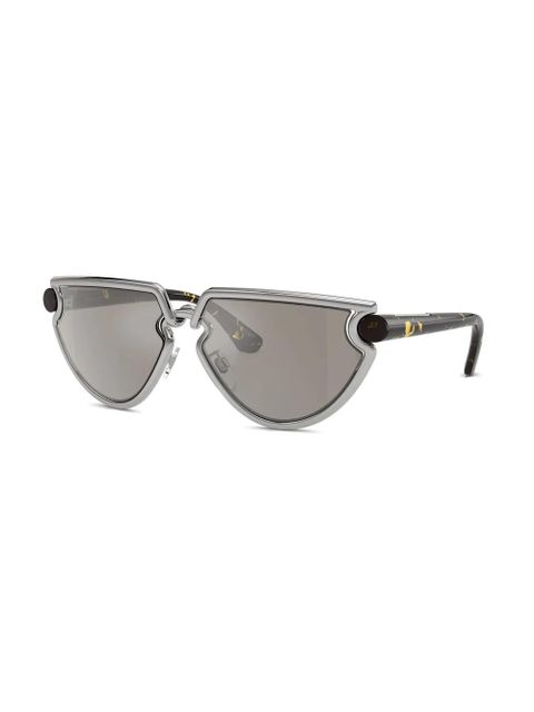 Burberry Eyewear logo-engraved sunglasses - Silver - zdjęcie produktu nr 2