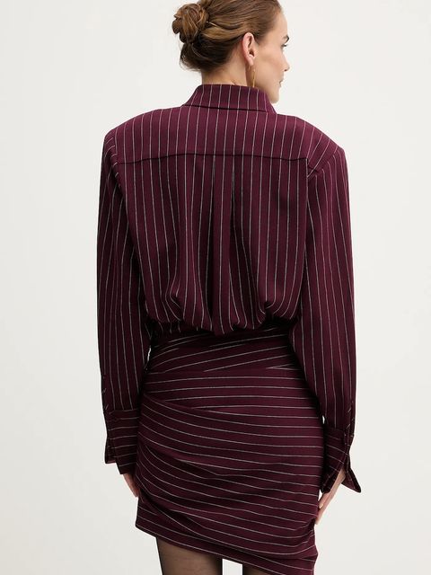 Retrofete sukienka Narine kolor bordowy mini prosta FW24-10168