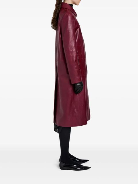 Proenza Schouler leather coat - Red - zdjęcie produktu nr 2