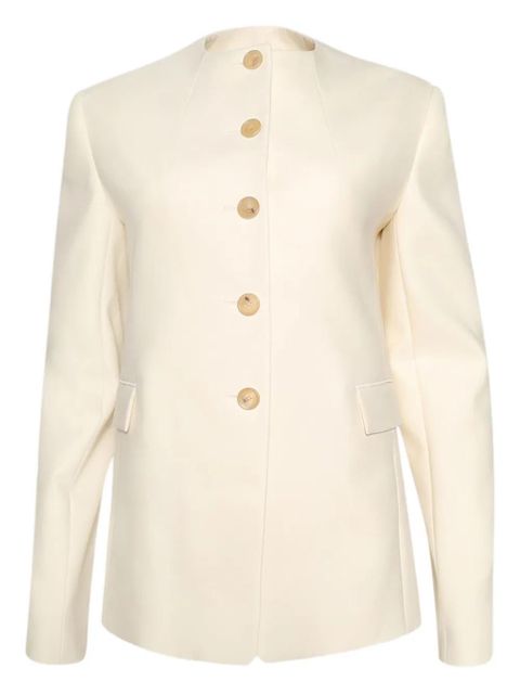 KHAITE Jameson button jacket - Neutrals - zdjęcie produktu nr 1