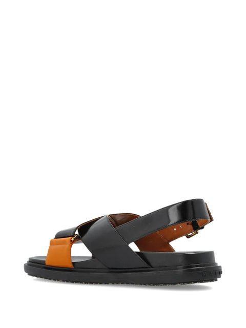 Marni criss-cross sandals - Black