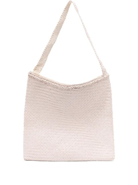 DRAGON DIFFUSION braided handle woven tote bag - Pink - zdjęcie produktu nr 1