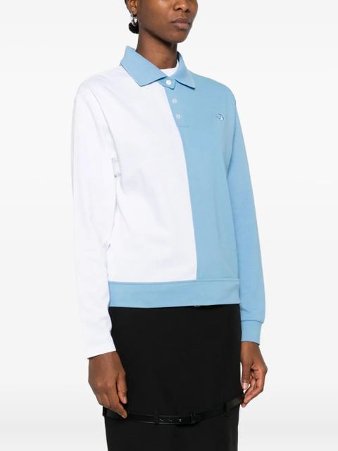 Coperni two-tone panelled polo top - Blue - zdjęcie produktu nr 2