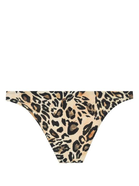 Nanushka leopard-print bikini bottoms - Neutrals