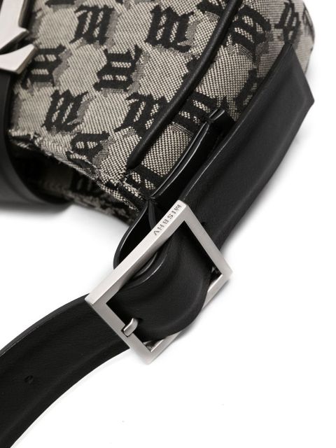 MISBHV logo-pattern print shoulder bag - Neutrals