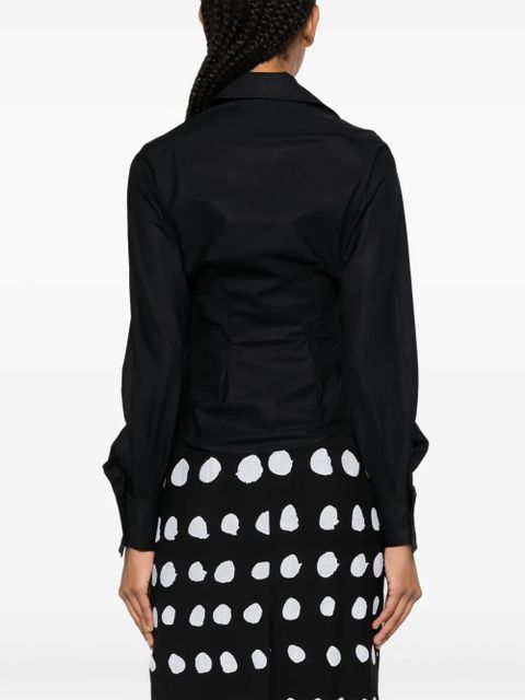 Vivienne Westwood Drunken cotton shirt - Black - zdjęcie produktu nr 2
