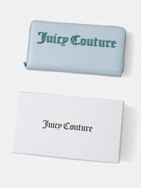 Juicy Couture portfel damski kolor niebieski WIJJM5341WVP