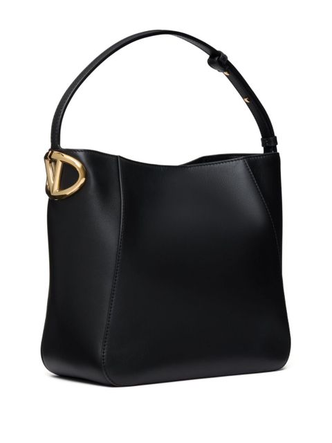 Valentino Garavani VLogo Side bucket bag - Black - zdjęcie produktu nr 2