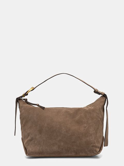 Hoss Intropia torebka zamszowa kolor zielony 2052035 - zdjęcie produktu nr 1