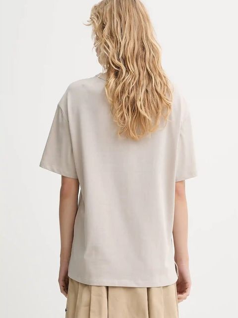 Levi's t-shirt bawełniany damski kolor beżowy 001HI