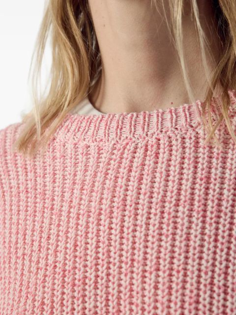 American Vintage Twily ribbed-knit sweater - Pink