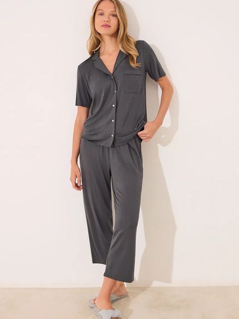 women'secret piżama damska kolor szary 4752520 - zdjęcie produktu nr 1