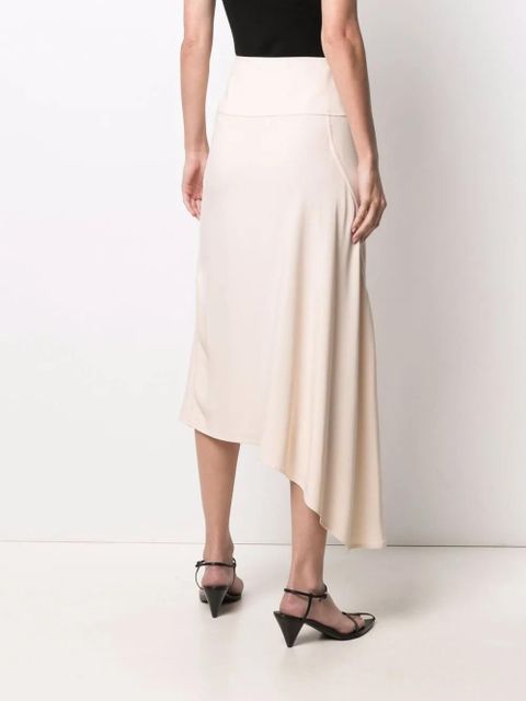 Jil Sander high-waisted asymmetric skirt - Pink