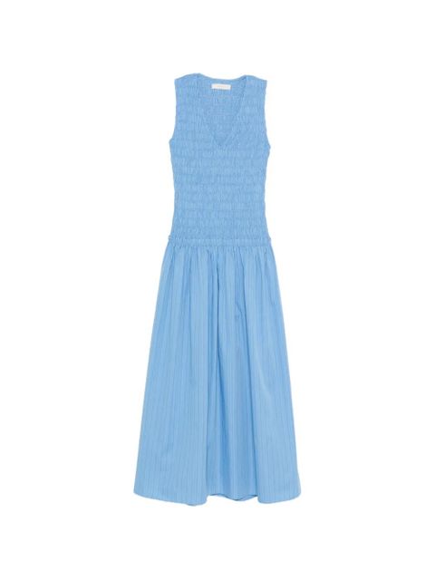 Faithfull the Brand Palomar V-neck midi dress - Blue - zdjęcie produktu nr 1