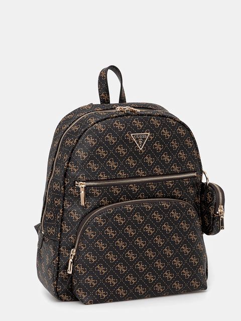 Guess plecak POWER PLAY damski kolor brązowy duży wzorzysty HWQG71 24350 - zdjęcie produktu nr 2