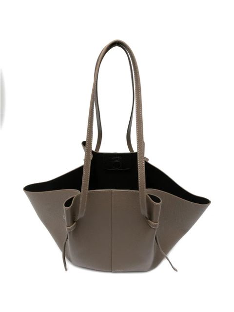 Yuzefi large Mochi knot-detail tote bag - Grey