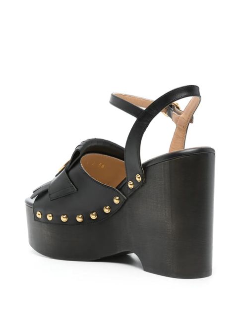 Valentino Garavani 115mm VLogo sandals - Black