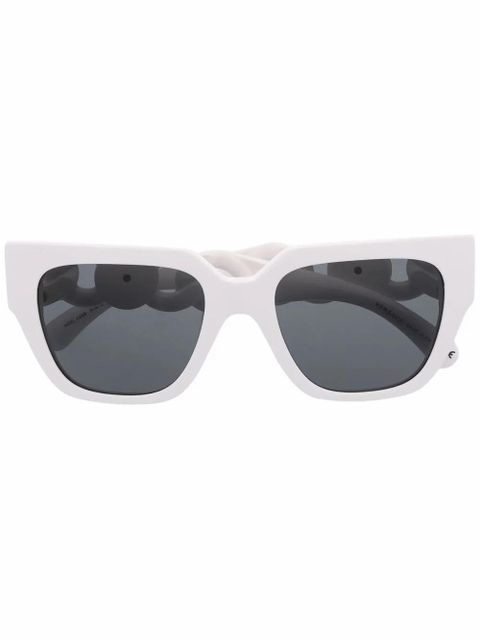 Versace Eyewear chain-arm sunglasses - White - zdjęcie produktu nr 1