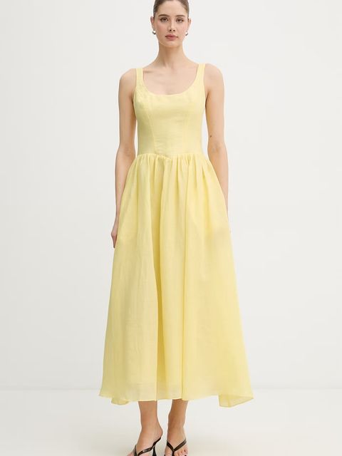 Bardot sukienka princeska z bawełną - zdjęcie produktu nr 2