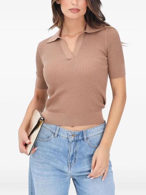Max Mara ribbed top - Brown - zdjęcie produktu nr 1