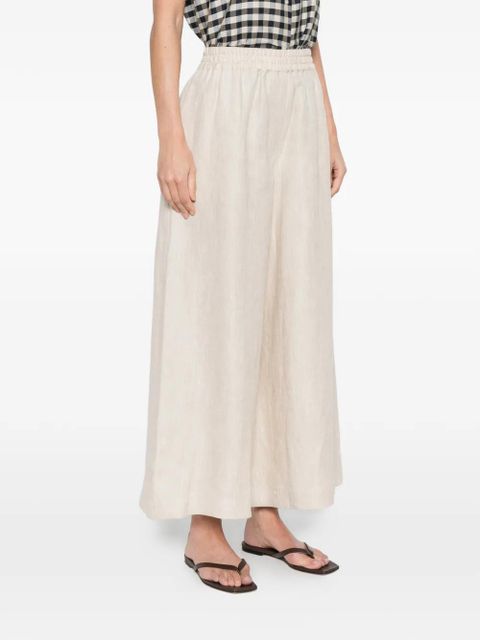 Weekend Max Mara Felino elasticated cropped trousers - Neutrals