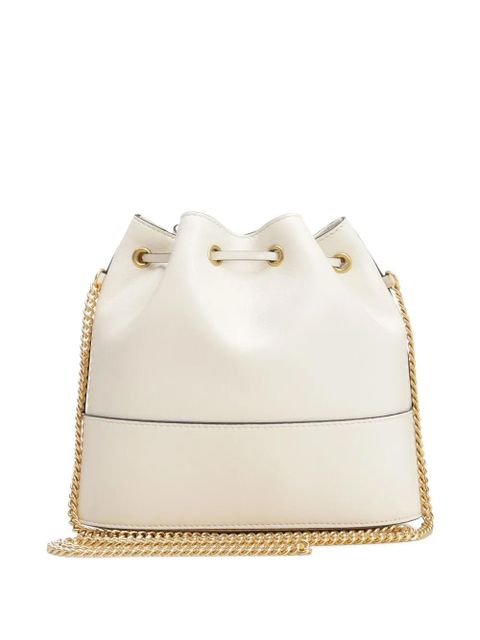 Valentino Garavani Vlogo chain-strap leather mini bag - White