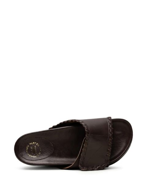 ATP Atelier Novella whipstitch-trim sandals - Brown