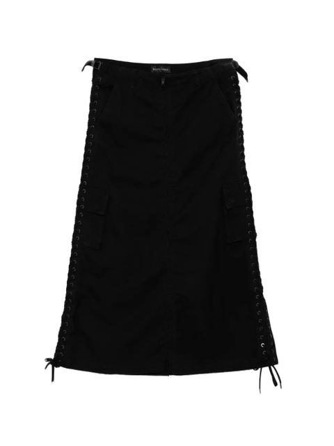 Balenciaga cargo drawstring skirt - Black - zdjęcie produktu nr 1