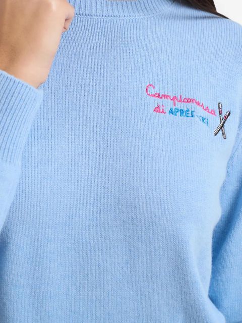 MC2 Saint Barth embroidered sweater - Blue - zdjęcie produktu nr 2