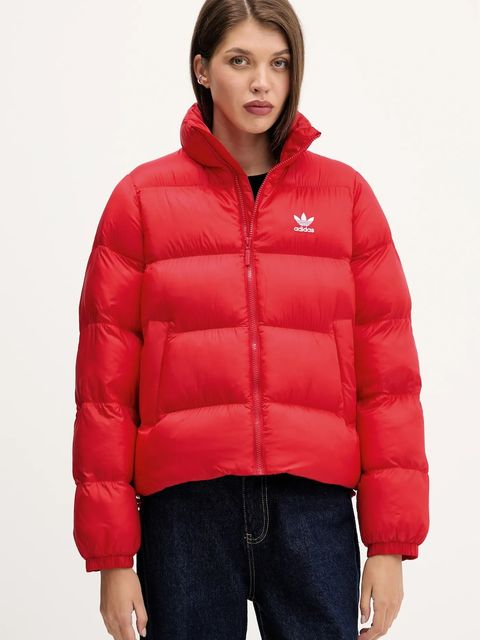 adidas Originals kurtka kolor czerwony zimowa JD0422 - zdjęcie produktu nr 1