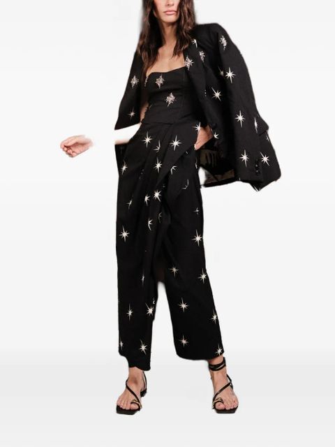 Johanna Ortiz star-embellishment blazer - Black