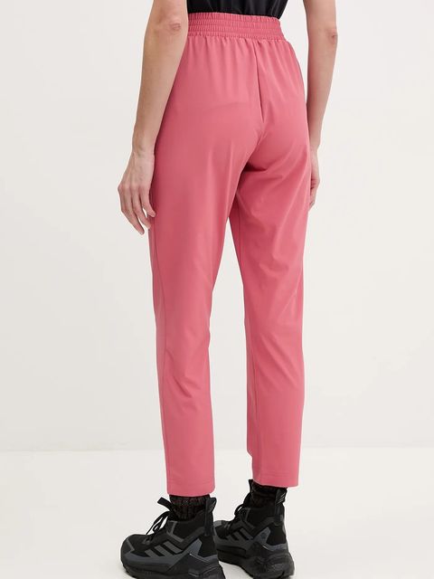 Helly Hansen spodnie sportowe Thalia 2.0 damskie kolor różowy proste high waist 34325 - zdjęcie produktu nr 2