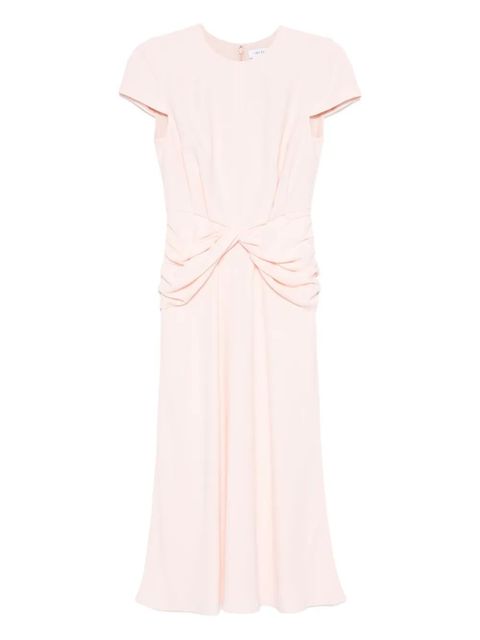 Alexander McQueen twist-detail midi dress - Pink - zdjęcie produktu nr 1