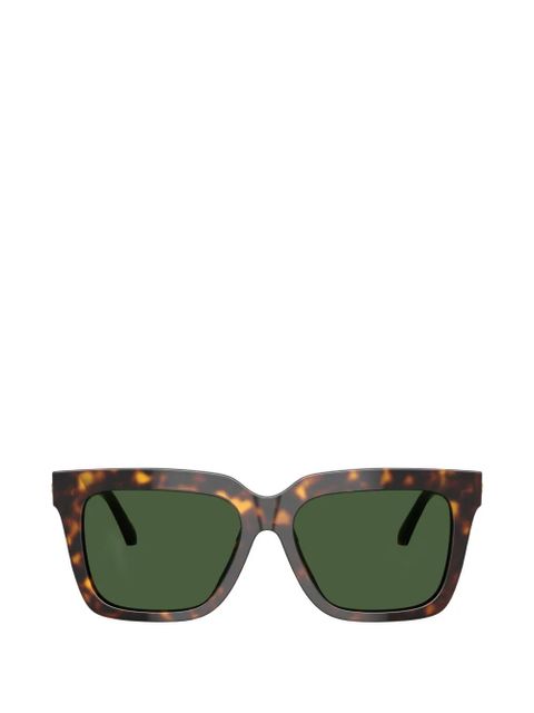 Versace Eyewear square-frame logo sunglasses - Brown - zdjęcie produktu nr 1