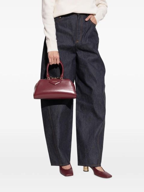 Givenchy top handle logo tote bag - Red