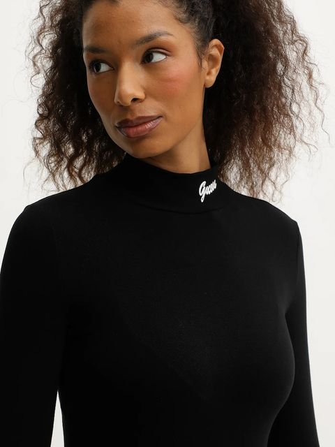 Guess sukienka ALBA kolor czarny mini dopasowana V5BK04 KCBF1