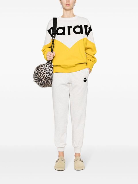MARANT ÉTOILE Houston crew-neck sweatshirt - Yellow