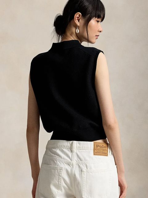 Polo Ralph Lauren kamizelka damska z bawełną - zdjęcie produktu nr 1